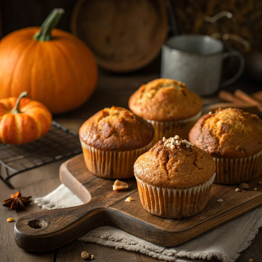 Healthy Pumpkin Muffins