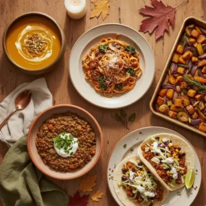 Fall Recipes Dinner: Top 5 Cozy Meals Under $10 6 fall recipes dinner, Bowl of creamy butternut squash soup topped with yogurt swirl and toasted pumpkin seeds