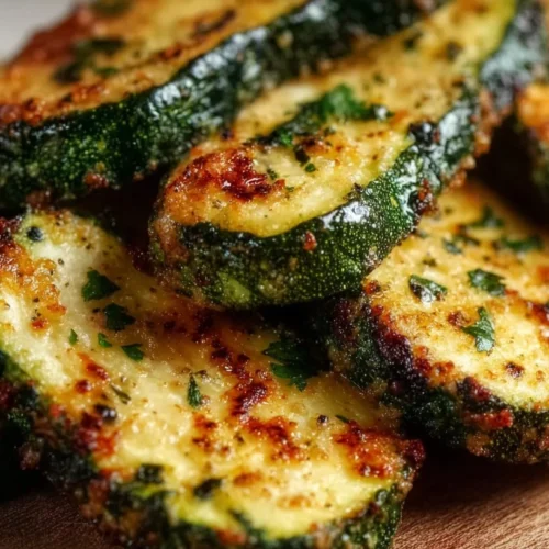 Air Fryer Zucchini 2 Crispy Air Fryer Zucchini served on a platter