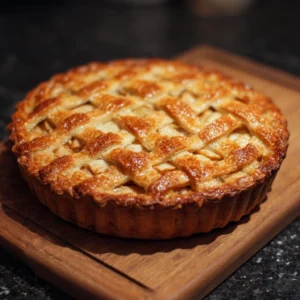 Apple Pie 2 Delicious homemade apple pie with a flaky crust and fresh apple filling.