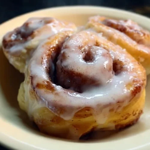 Delicious Air Fryer Cinnamon Rolls 2 Delicious air fryer cinnamon rolls ready to be enjoyed