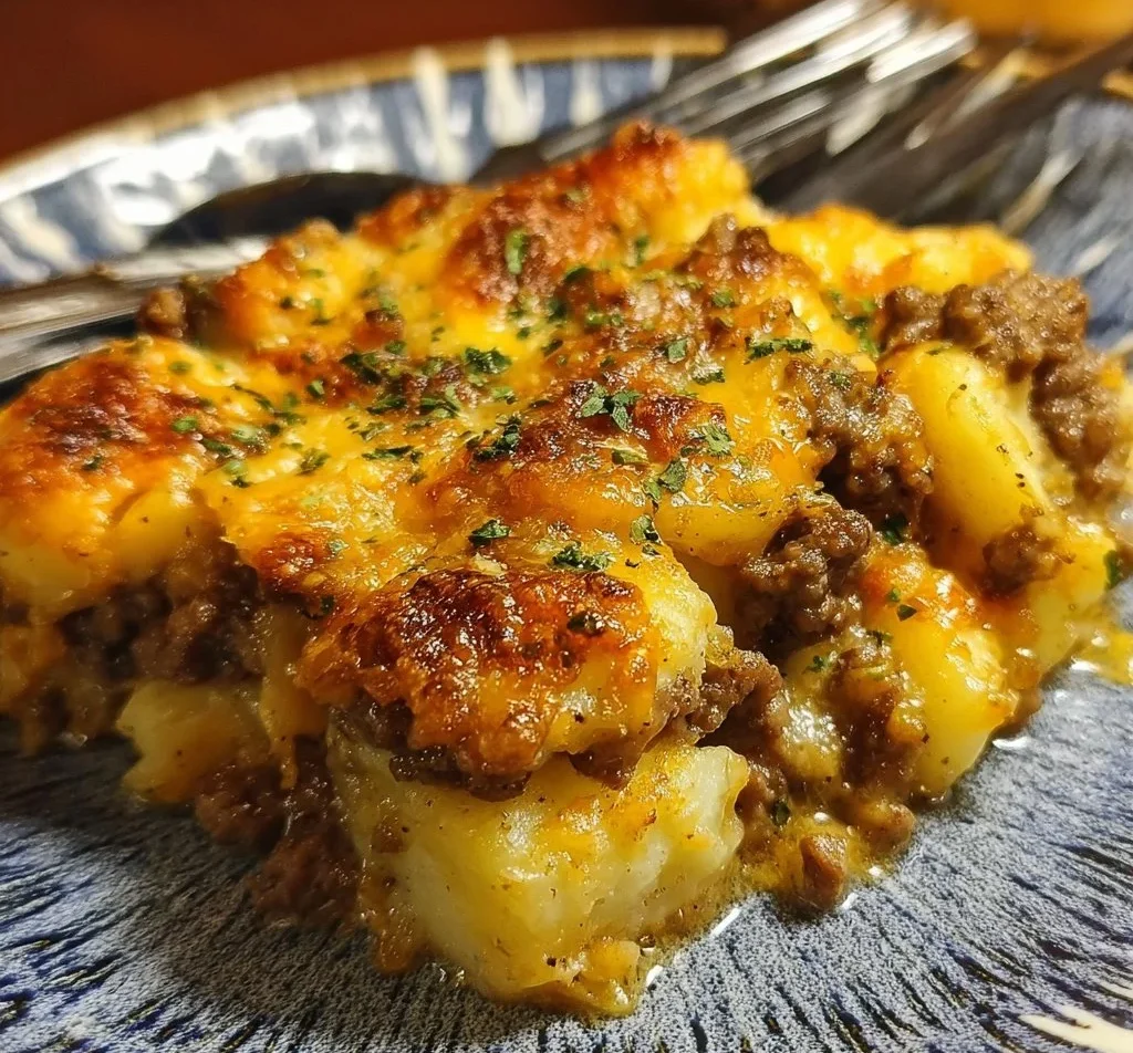 Hamburger Potato Casserole