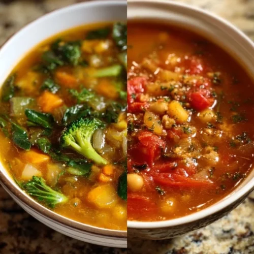 Healthy homemade soup recipes featuring fresh ingredients and nutritious flavors.