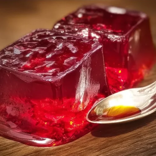 Homemade Jello for Gut Health 2 A colorful bowl of homemade jello made with healthy ingredients for gut health.