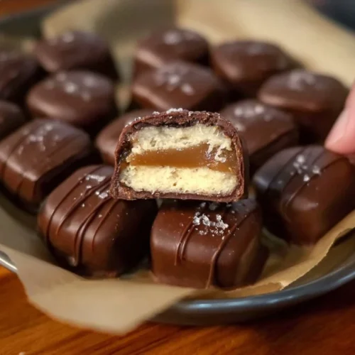 Rolo Twix Bites 2 Rolo Twix Bites candy with caramel and cookie flavors
