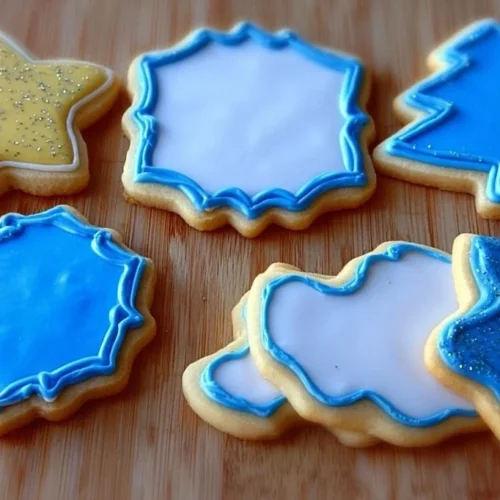 Royal Icing 2 Decorated cookies with Royal Icing in various colors and designs.