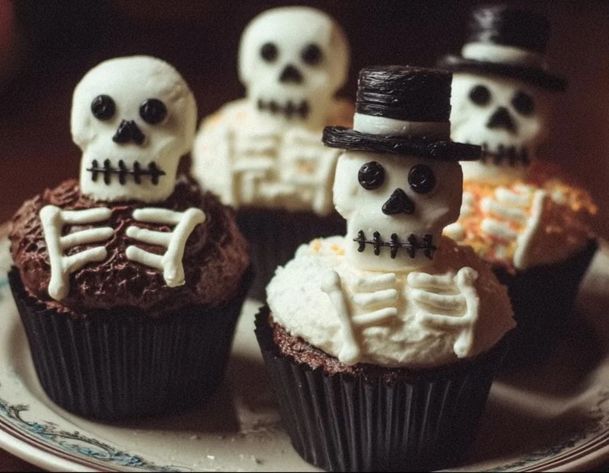 Skeleton Cupcakes