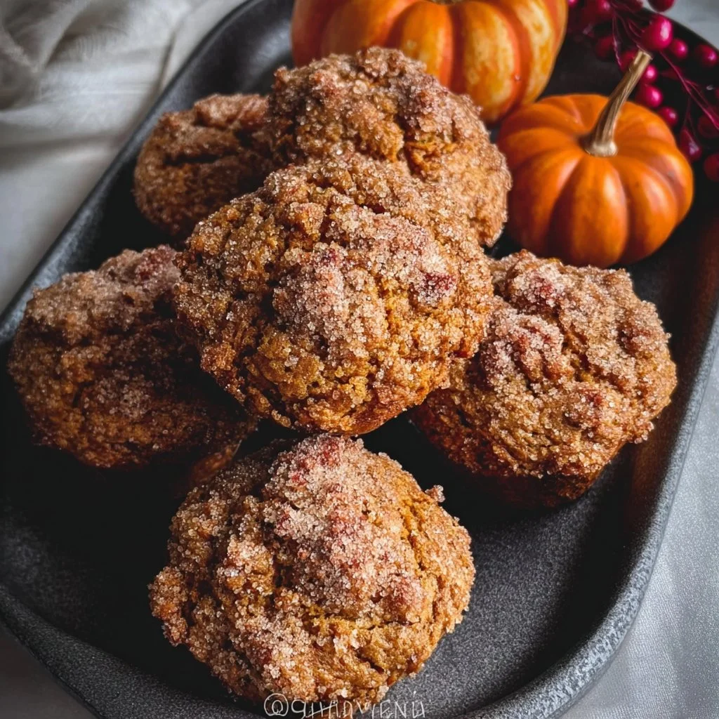 Small Batch Apple Pumpkin Muffins