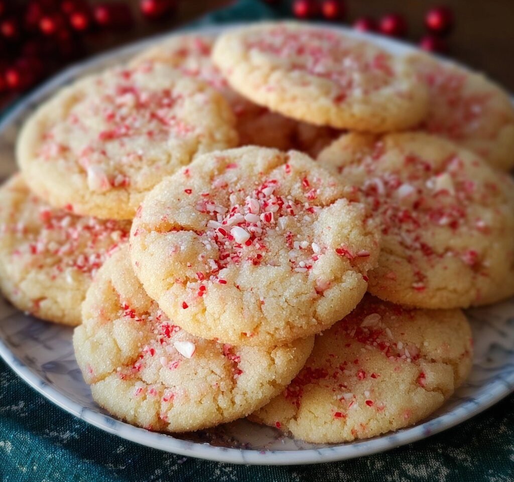 Soft and Chewy Peppermint Sugar Cookies 2 3 e1764111554259