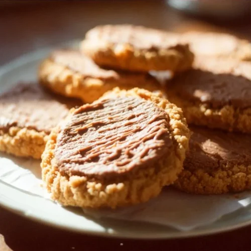Crumbl Peanut Butter Bar Cookies 3 Delicious Crumbl Peanut Butter Bar Cookies fresh from the oven.