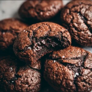 Homemade Chocolate Cookies 3 Delicious homemade chocolate cookies cooling on a wire rack