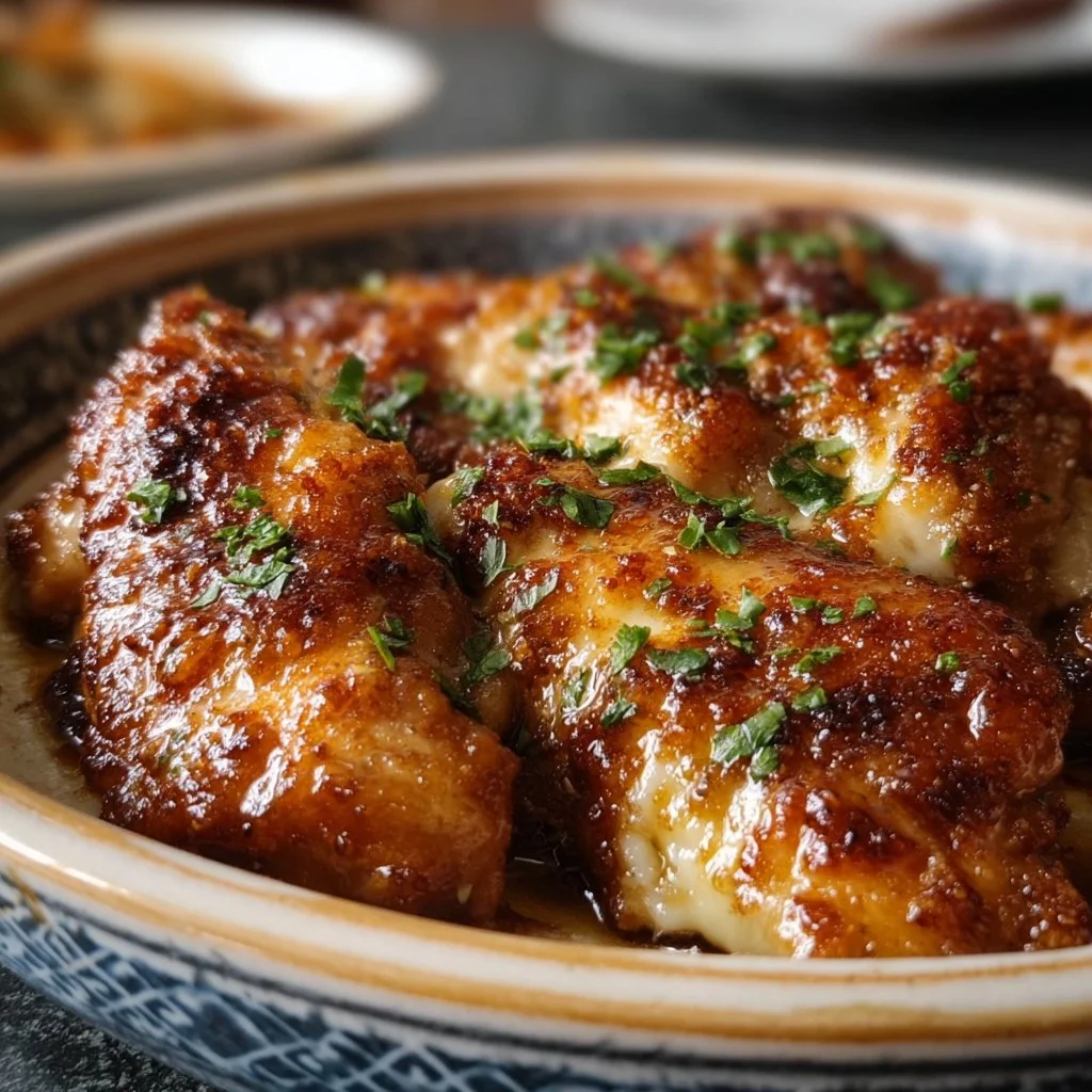 Melt in Your Mouth Chicken 2 Melt in your mouth chicken dish served with herbs and spices