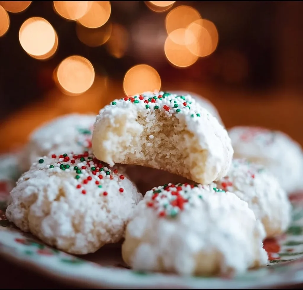 Traditional Italian Christmas Cookies 2 An assortment of traditional Italian Christmas cookies on a festive table.