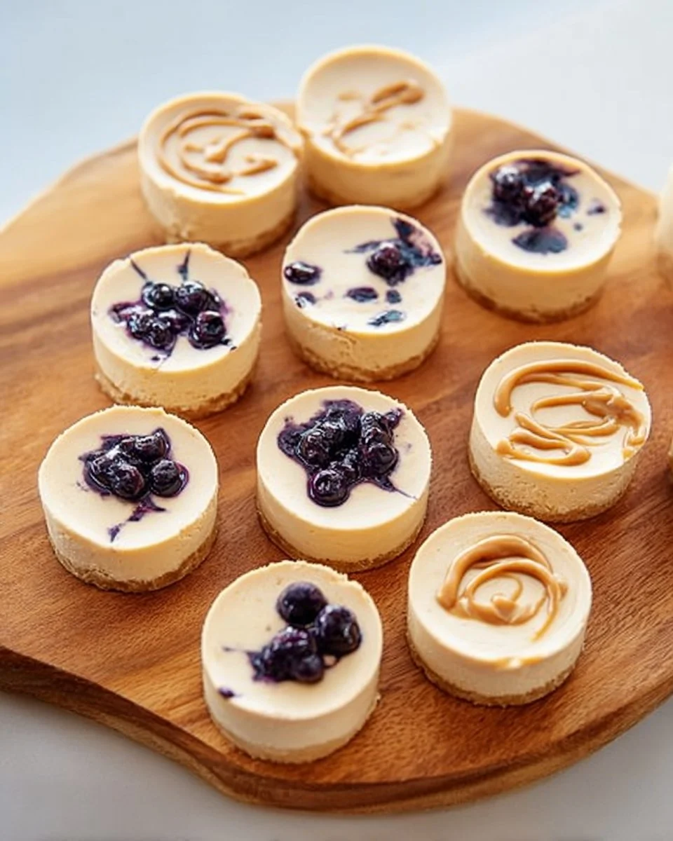 7-Ingredient Vegan Cheesecakes served on a plate