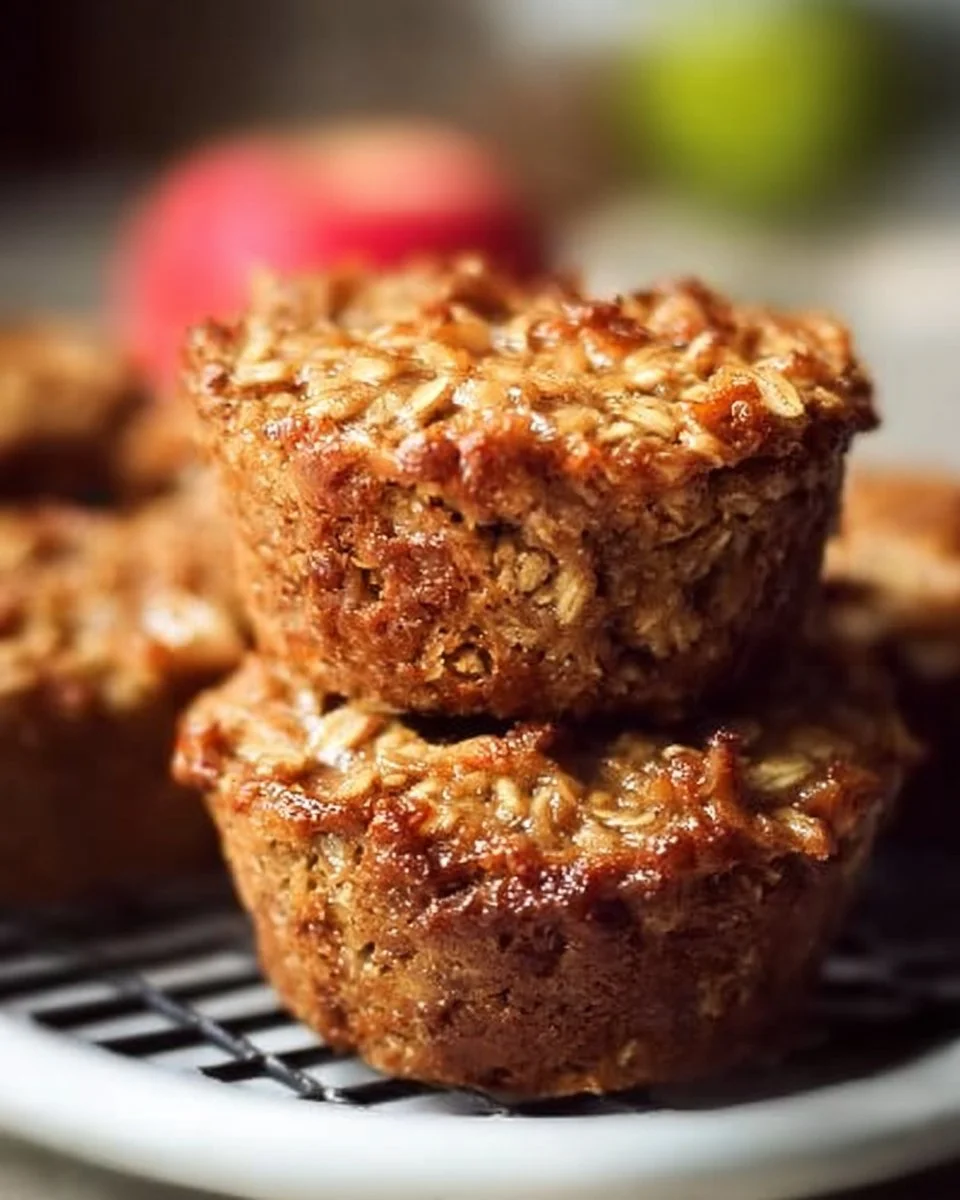 Apple Cinnamon Baked Oatmeal Cups 1 Apple Cinnamon Baked Oatmeal Cups, a healthy breakfast option