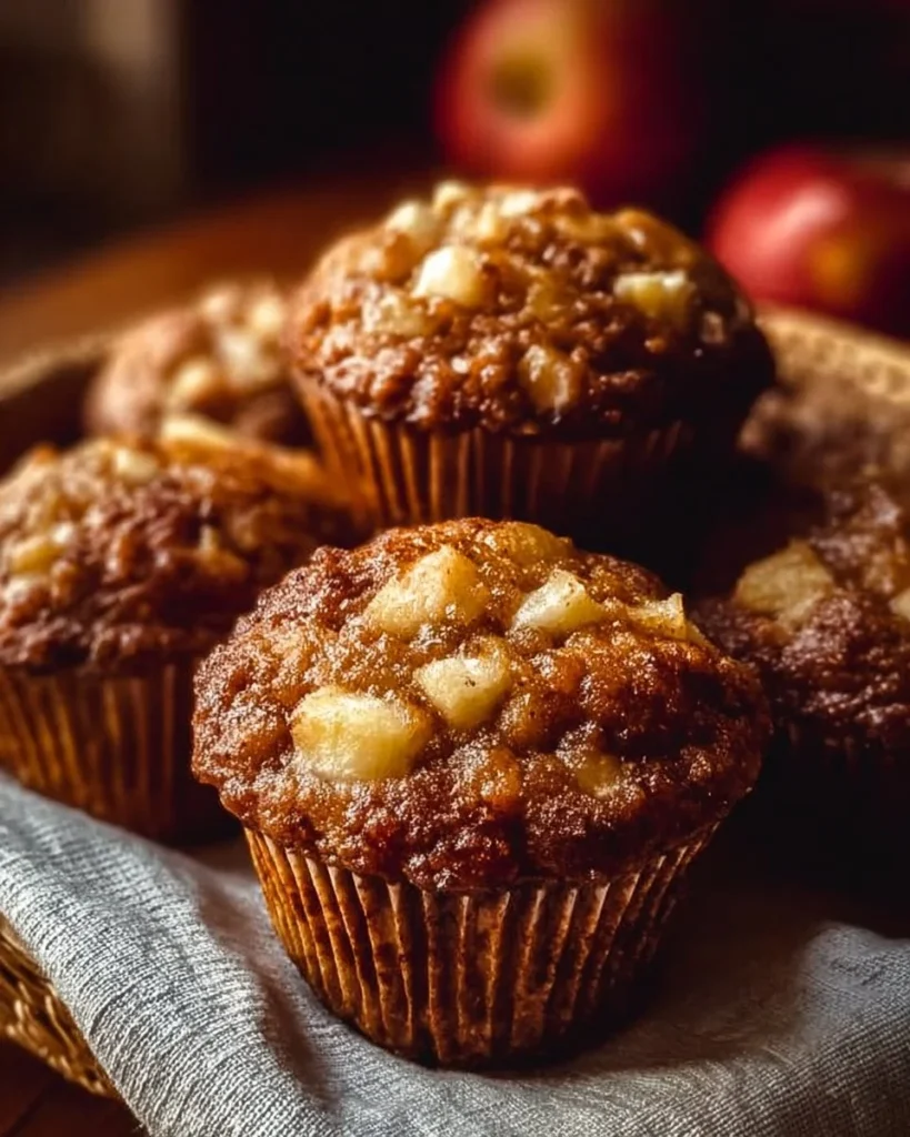 Apple Cinnamon Greek Yogurt Muffins