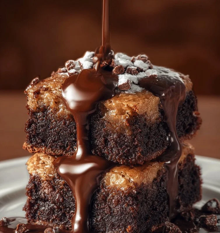 Decadent Chocolate Peanut Butter Cake with gooey layers and rich frosting