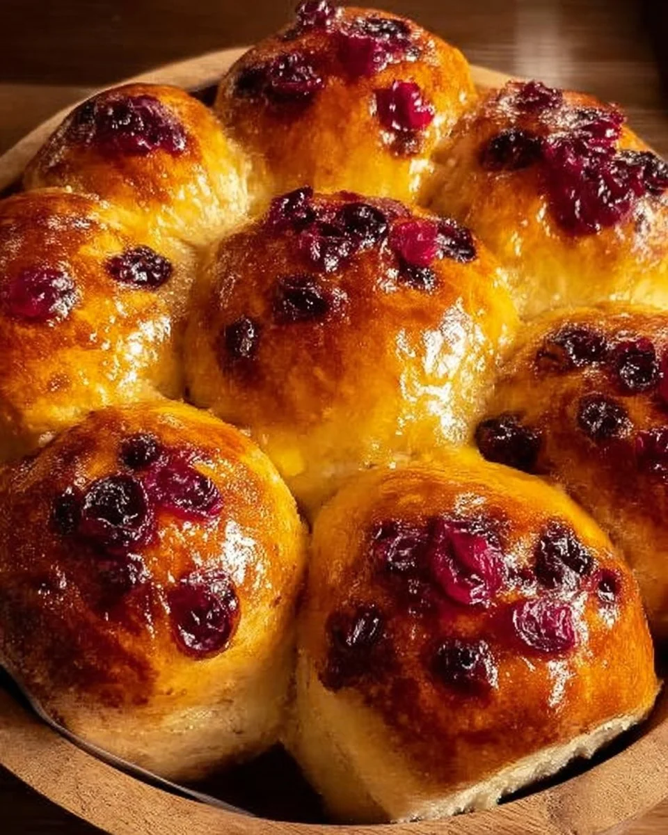Cranberry Orange Dinner Rolls 1 Cranberry Orange Dinner Rolls baked fresh, ready to serve