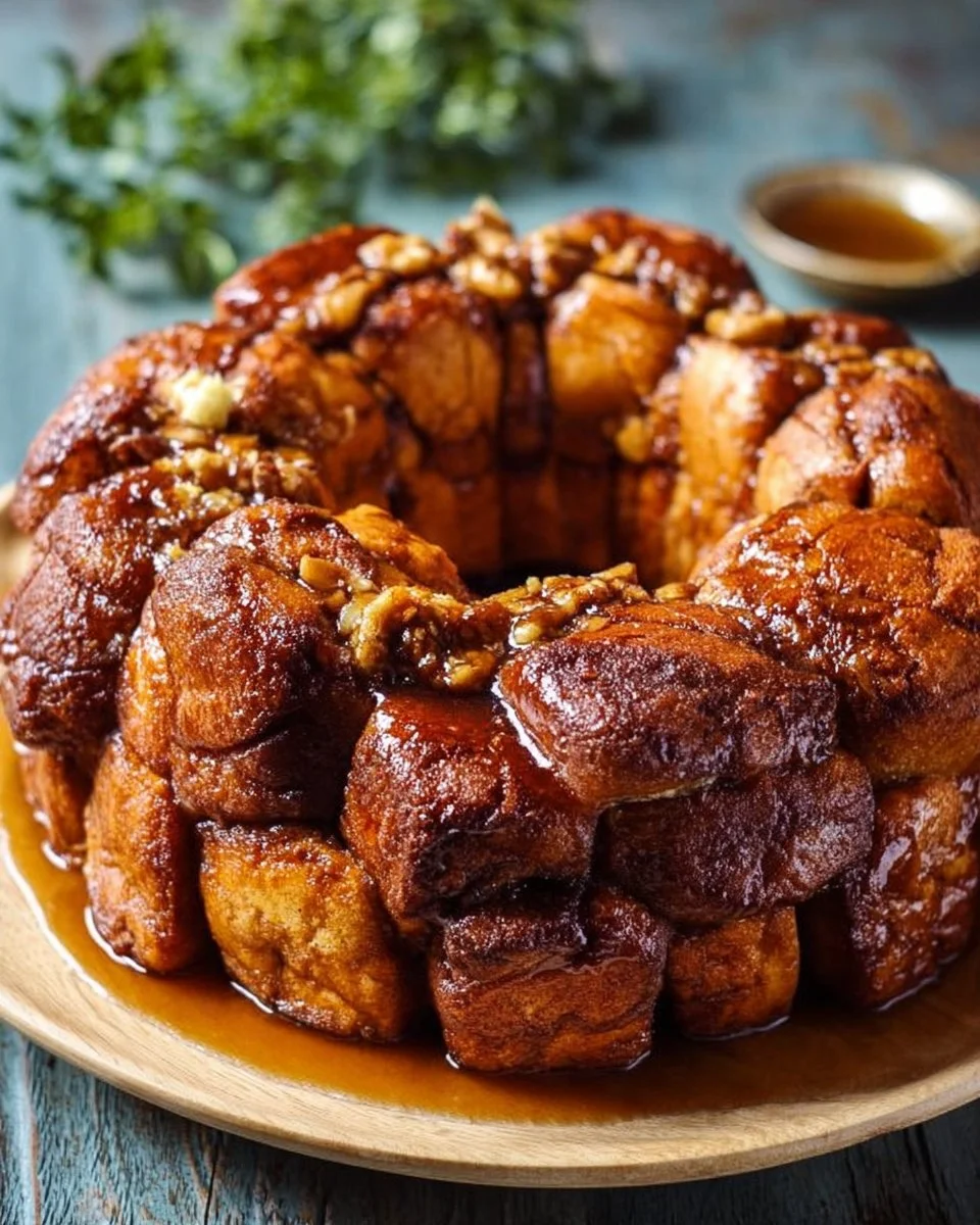 Healthy monkey bread recipe featuring wholesome ingredients