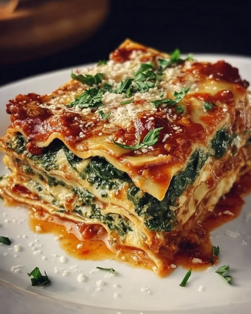 Hearty Spinach Lasagna