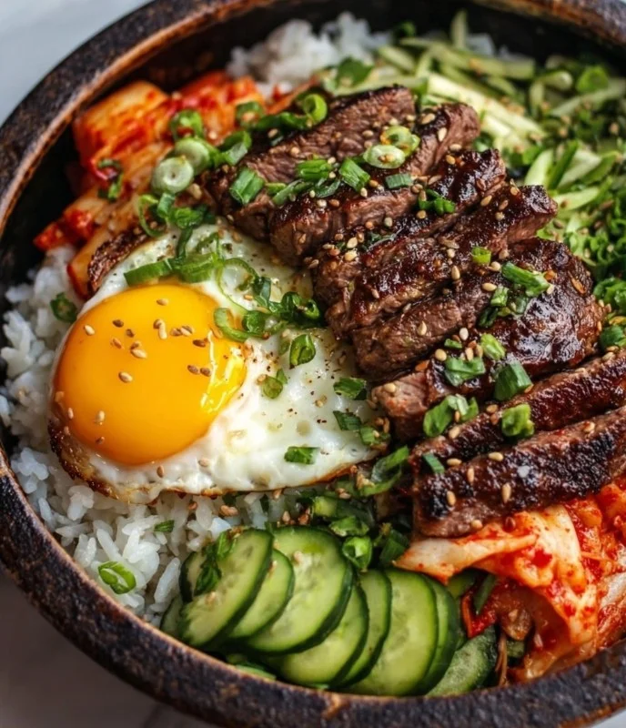 Korean BBQ Steak Rice Bowl