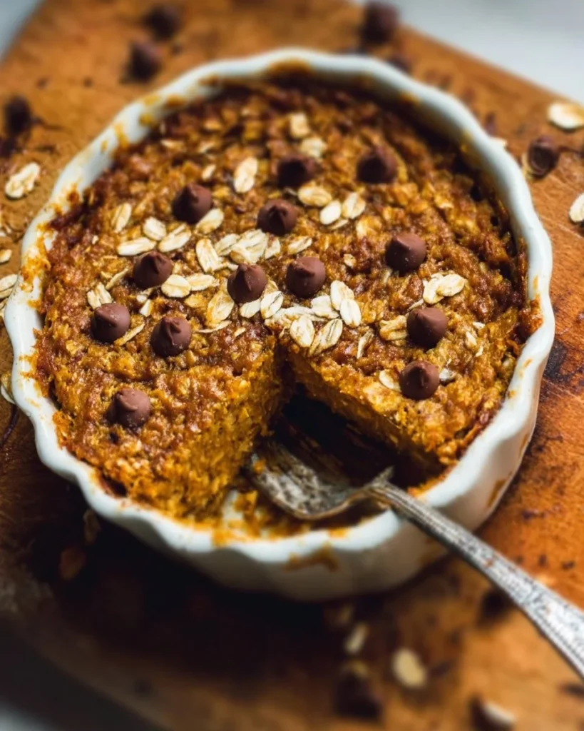 Pumpkin Baked Oatmeal