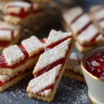 Recipe for Tender Linzer Strips, Easy & Quick Cookies in Candy Cane Look 2 recipe for tender linzer strips easy quick cook 2025 12 01 201725 150x150 1