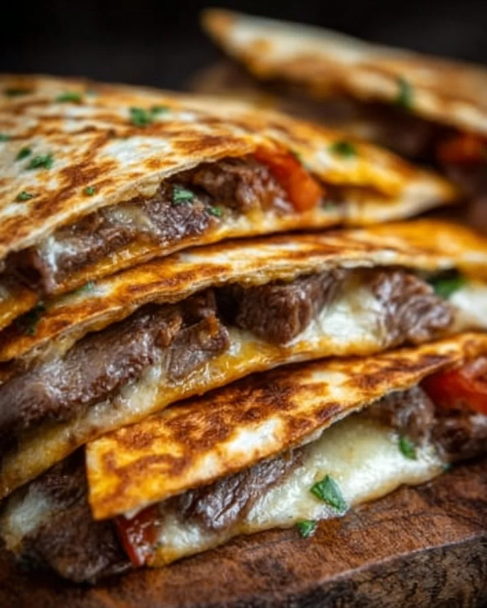 Steak Cheese Quesadillas Blackstone 1 Steak Cheese Quesadillas grilled on a Blackstone griddle
