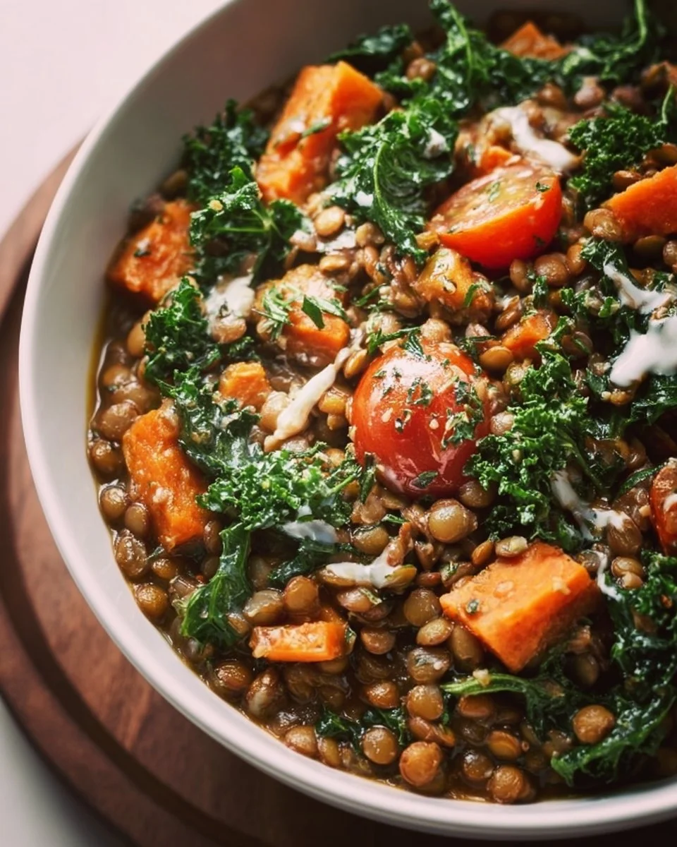 Winter Lentil Bowl 1 A delicious Winter Lentil Bowl filled with vegetables and spices, perfect for cold weather.