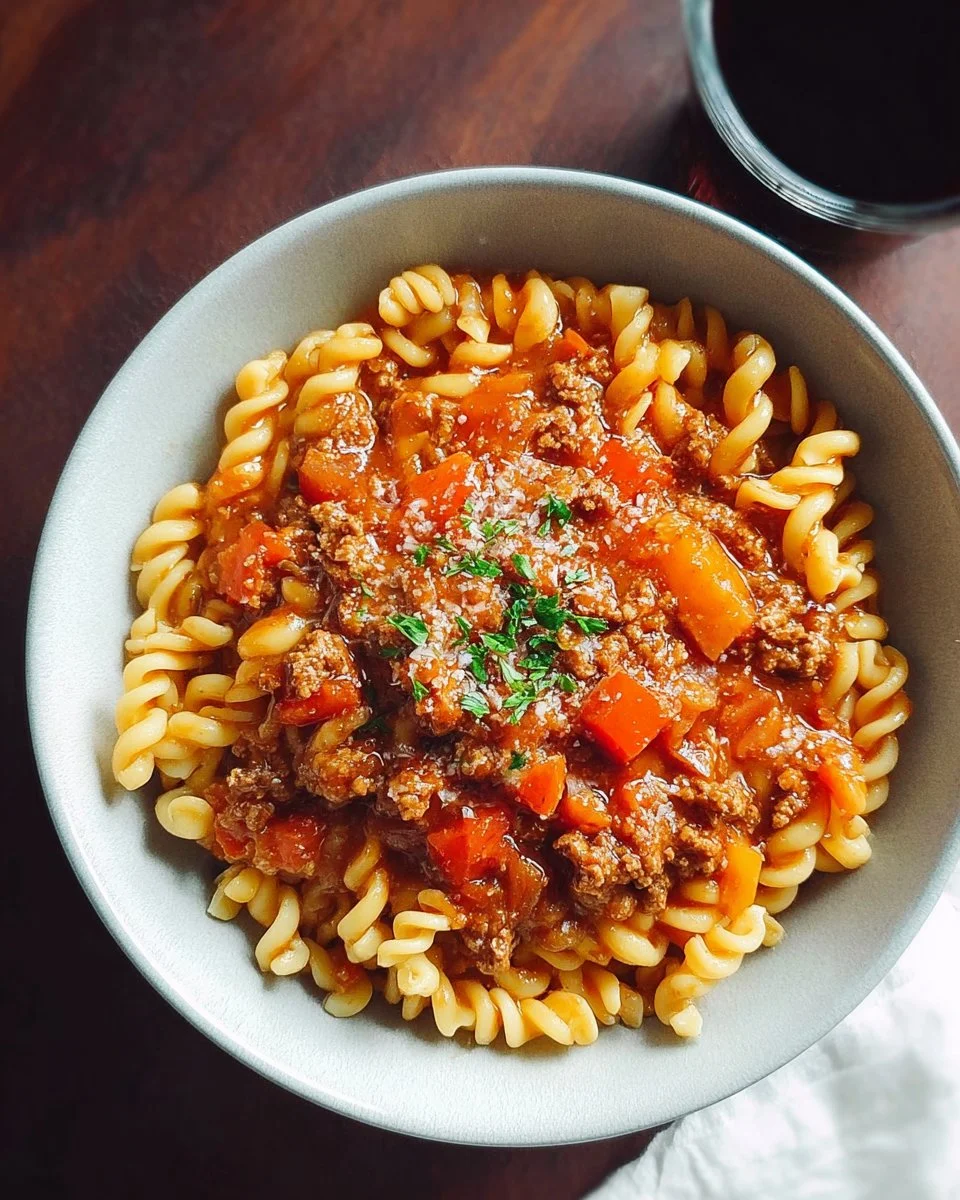Crockpot Goulash with Ground Turkey 1 Crockpot Goulash with Ground Turkey served in a bowl