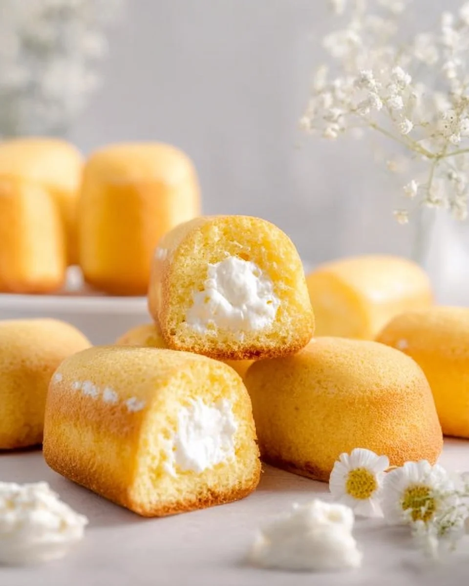 Homemade Twinkies 1 Delicious homemade Twinkies freshly baked and ready to enjoy.