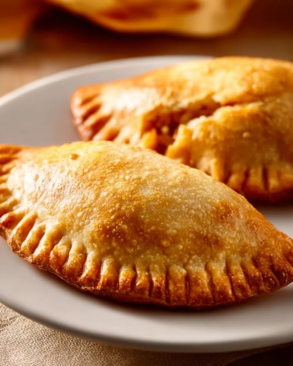 Delicious ground turkey and cheese empanadas on a plate