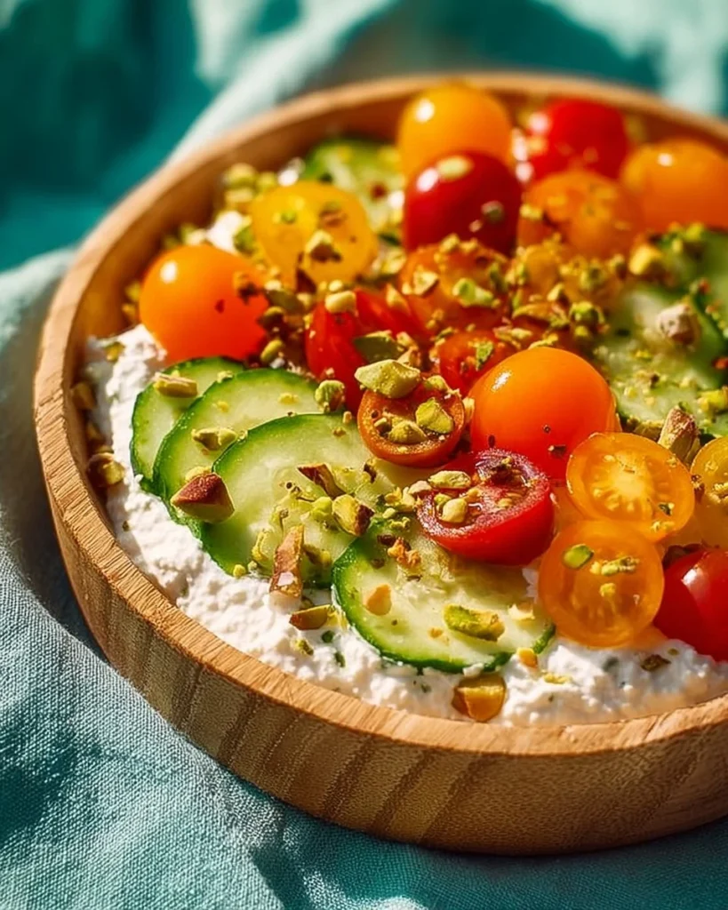 Savory Cottage Cheese Bowl