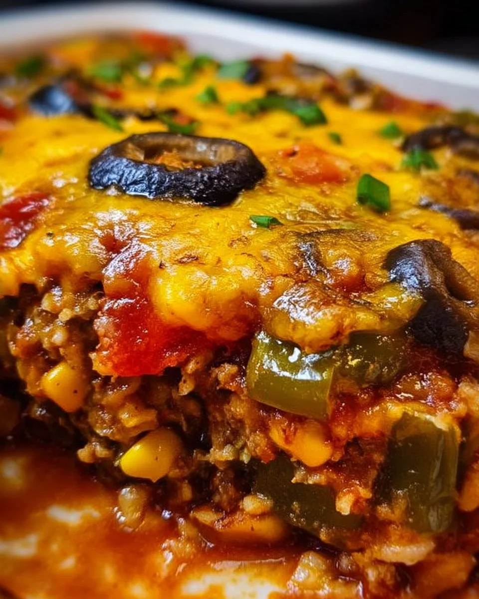 Stuffed Chile Casserole 1 Delicious Stuffed Chile Casserole served in a vibrant dish