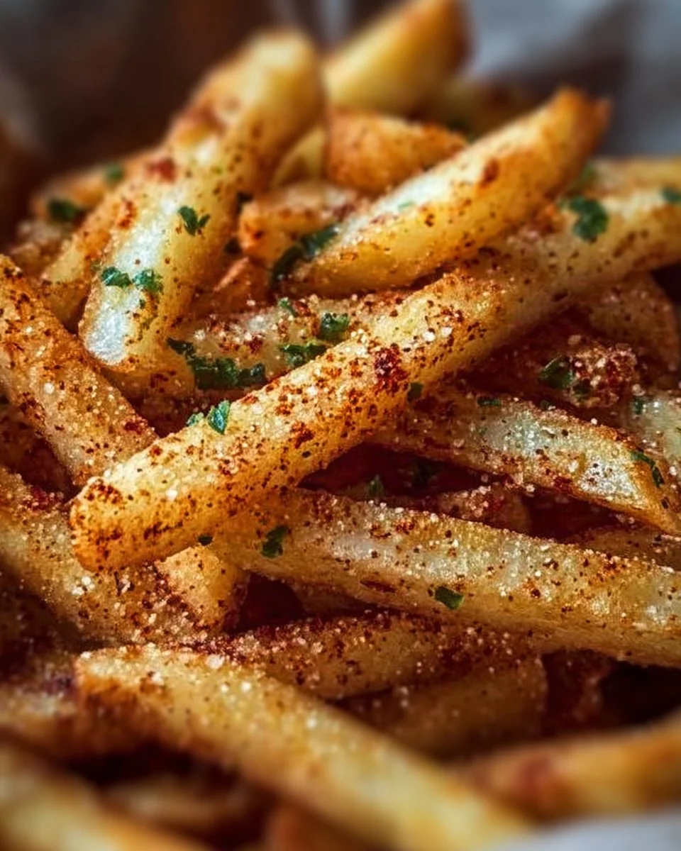Homemade Wingstop French fry seasoning mix in a bowl with spices