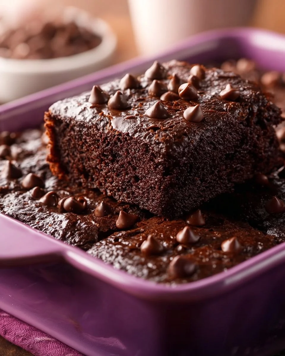 Decadent keto cottage cheese brownies served on a plate
