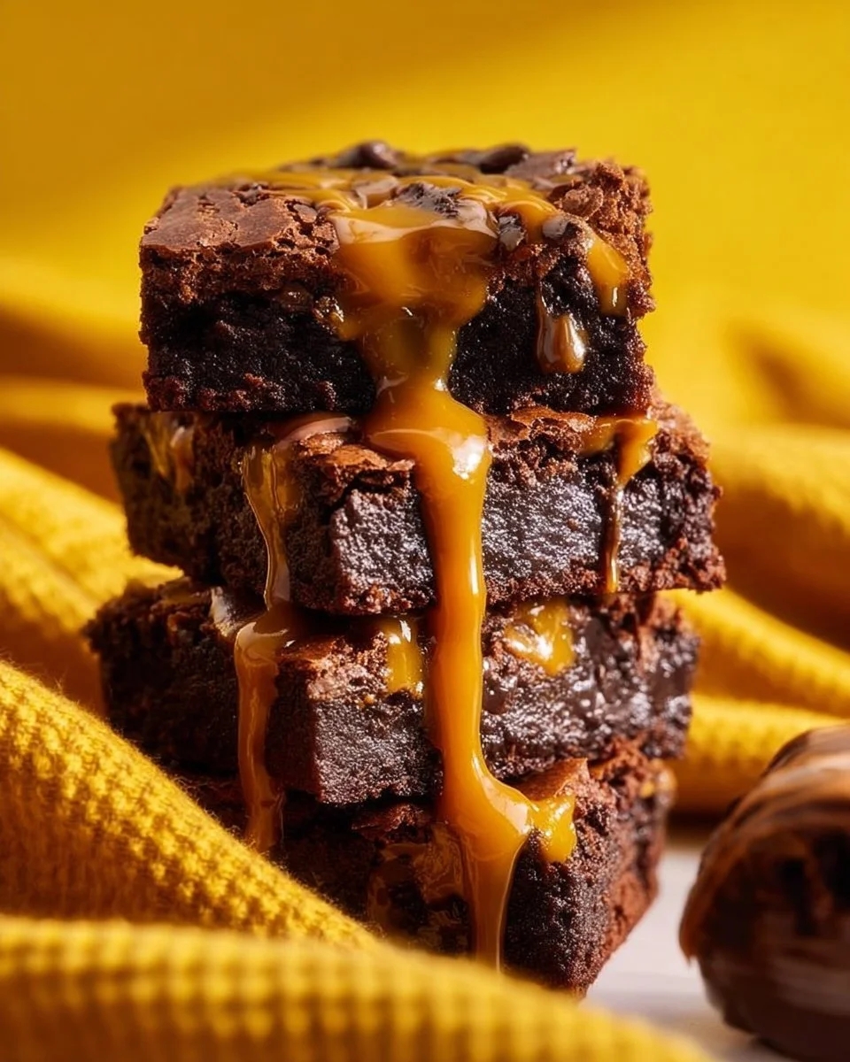 Fudgy Cottage Cheese Microwave Brownies 1 Fudgy cottage cheese microwave brownies topped with chocolate drizzle