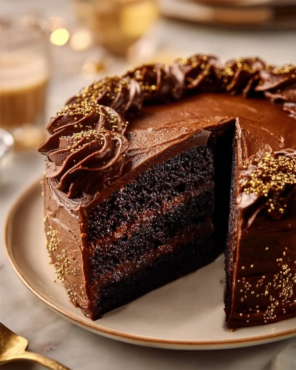 Homemade Chocolate Espresso Guinness Cake 1 Delicious Homemade Chocolate Espresso Guinness Cake for dessert lovers