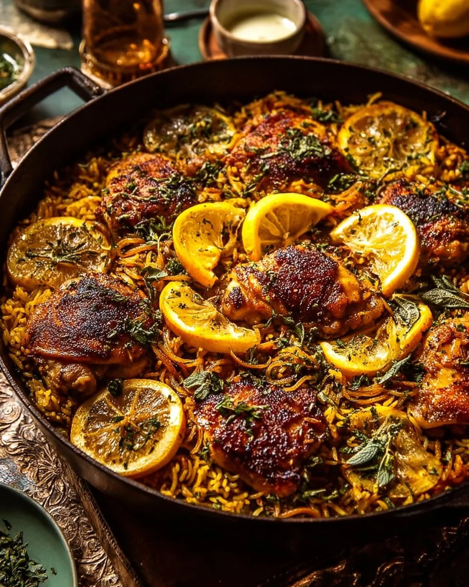 One Skillet Louisiana Style Chicken and Rice 1 One Skillet Louisiana Style Chicken and Rice dish served in a skillet