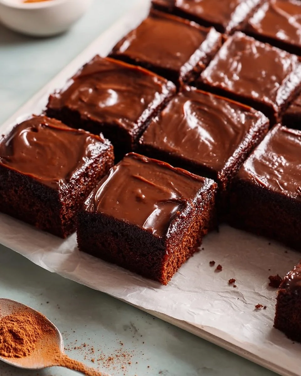 Delicious homemade sweet potato brownies served on a plate