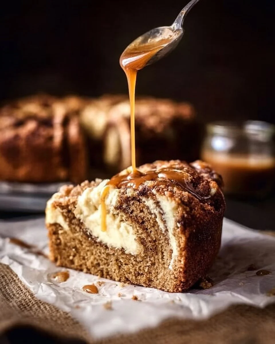 Delicious Cinnamon Streusel Coffee Cake on a plate, perfect for breakfast or dessert.