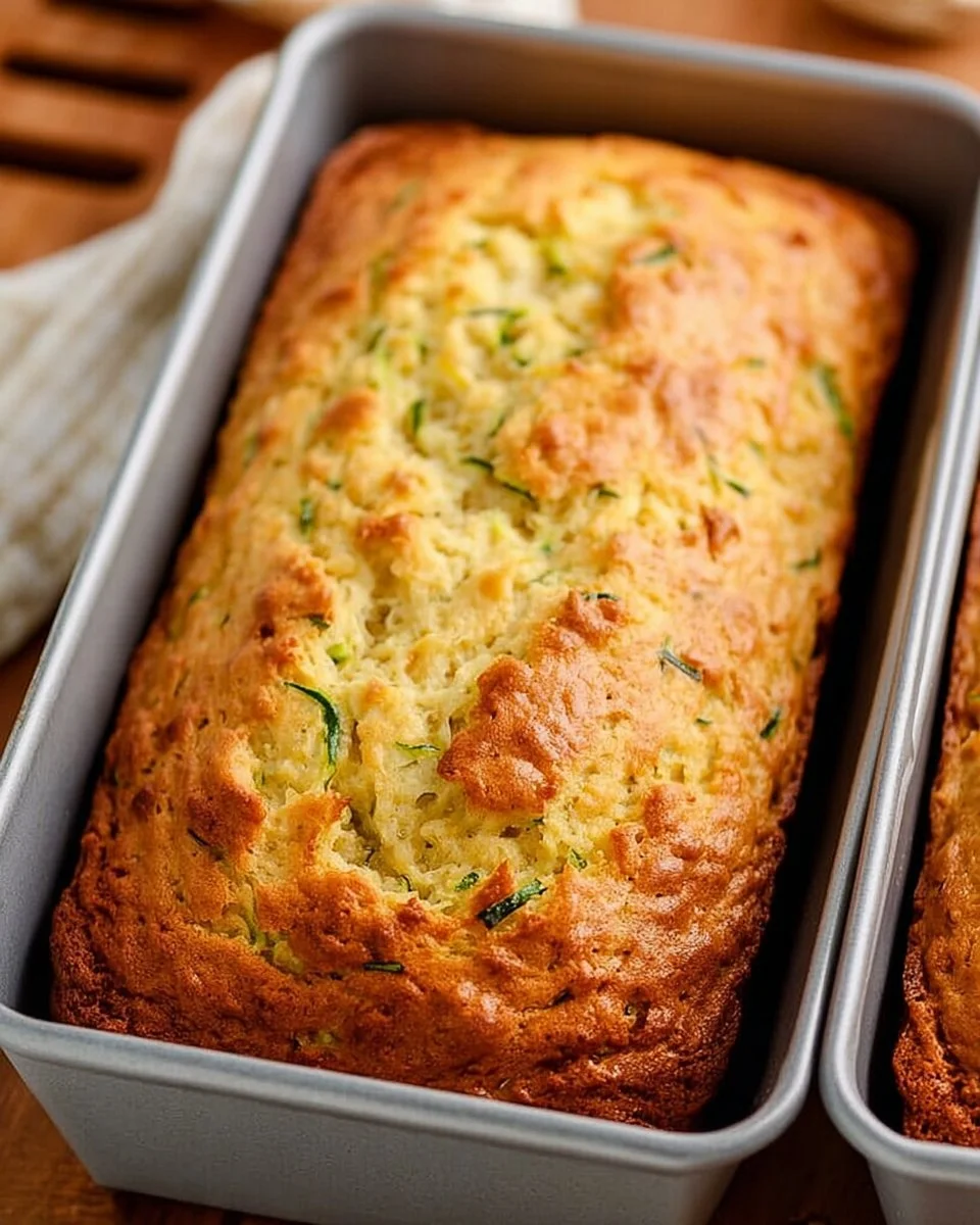 Savory Zucchini Quick Bread 1 Savory quick bread made with fresh zucchini, perfect for any meal.