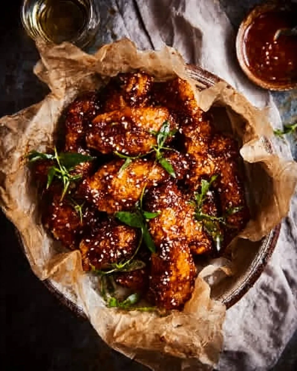 Honey Harissa Chicken Recipe 1 Honey Harissa Chicken recipe with vibrant colors and garnishes