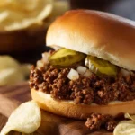Maid-Rite Sandwiches: A classic Midwestern loose meat sandwich served on a bun