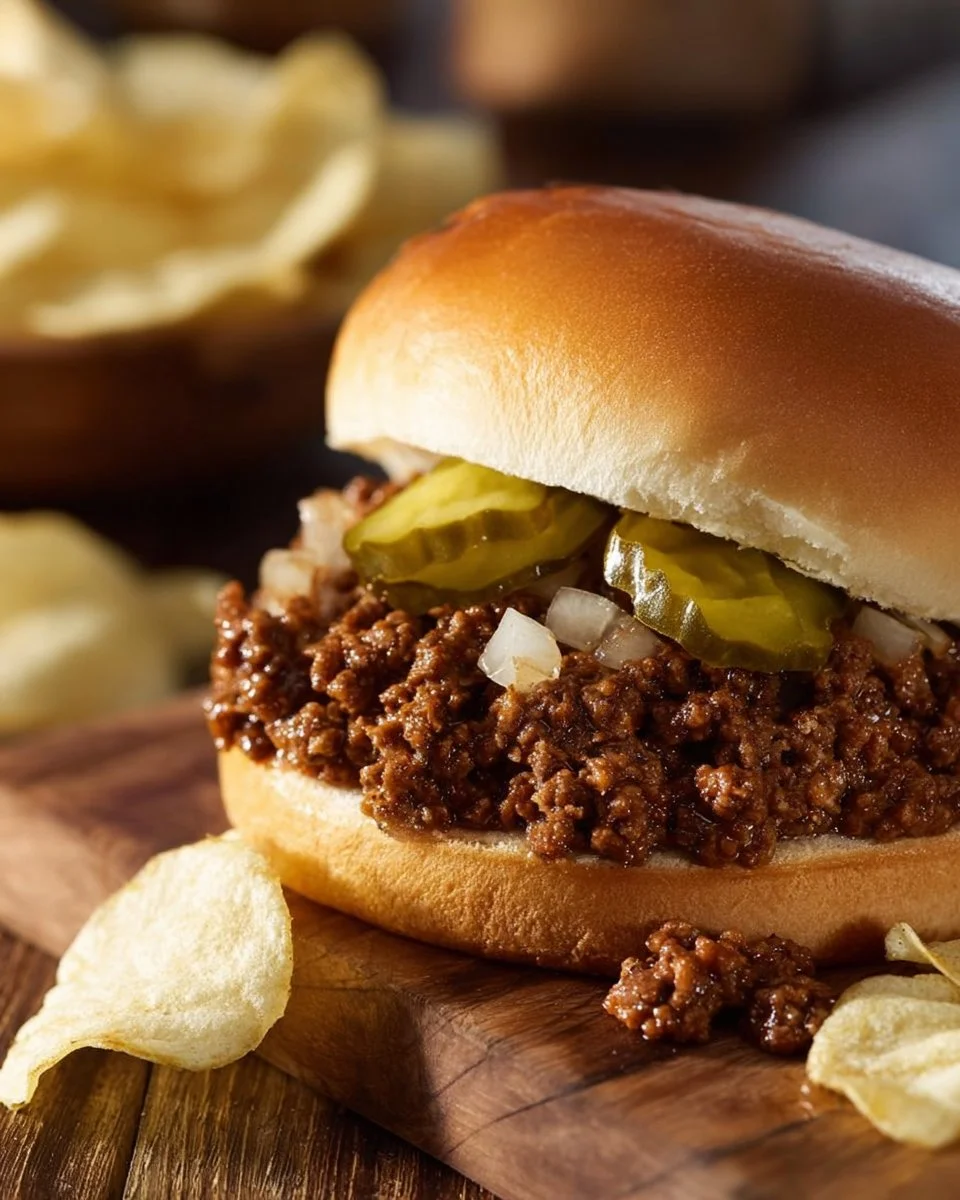 Maid-Rite Sandwiches: A classic Midwestern loose meat sandwich served on a bun