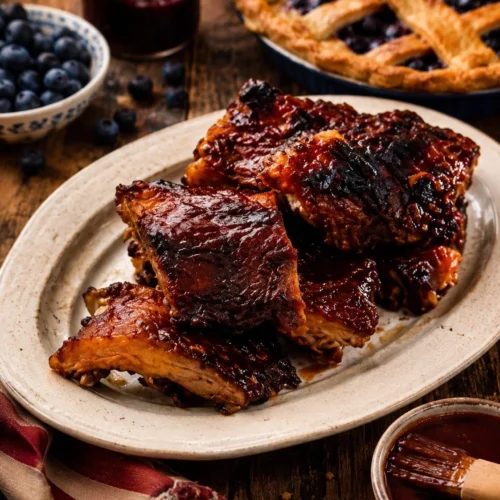 Chipotle Barbecue Ribs 2 Delicious Chipotle barbecue ribs grilled to perfection
