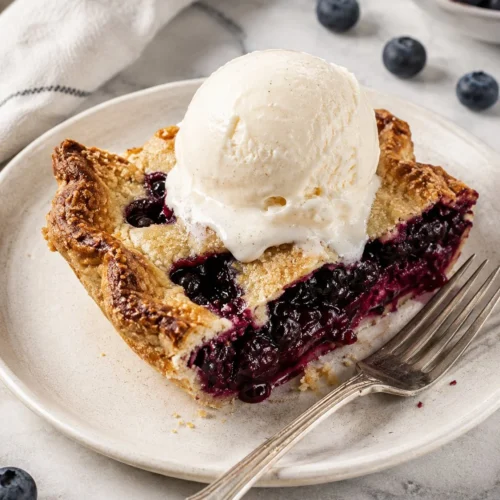 Fresh Blueberry Pie Recipe 2 Delicious fresh blueberry pie with a golden crust and juicy blueberries