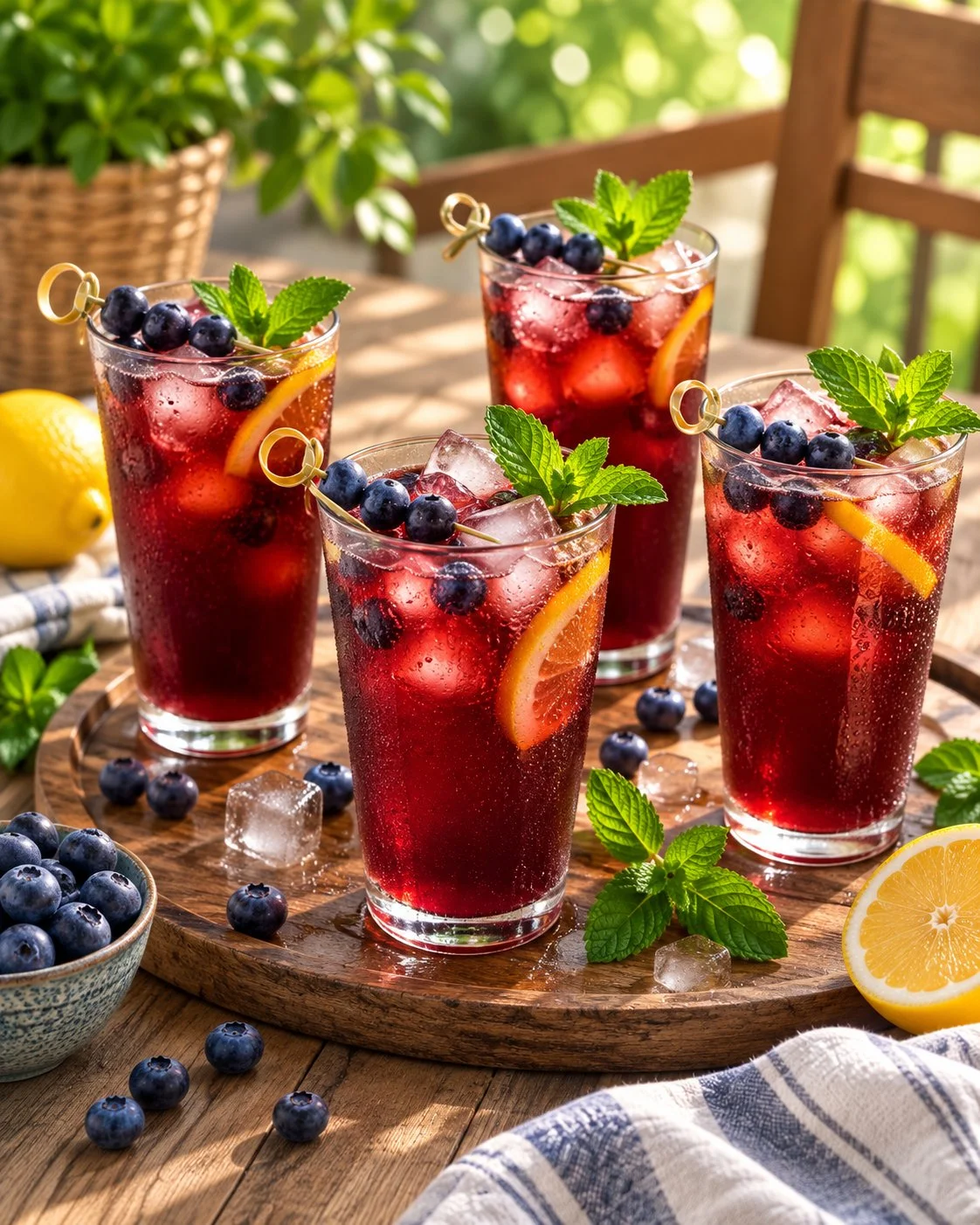 A scenic view of Blueberry Harbor showcasing beautiful landscapes and blueberry farms.