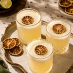 Salt Air Zero-Cal Margarita cocktail garnished with lime and salt