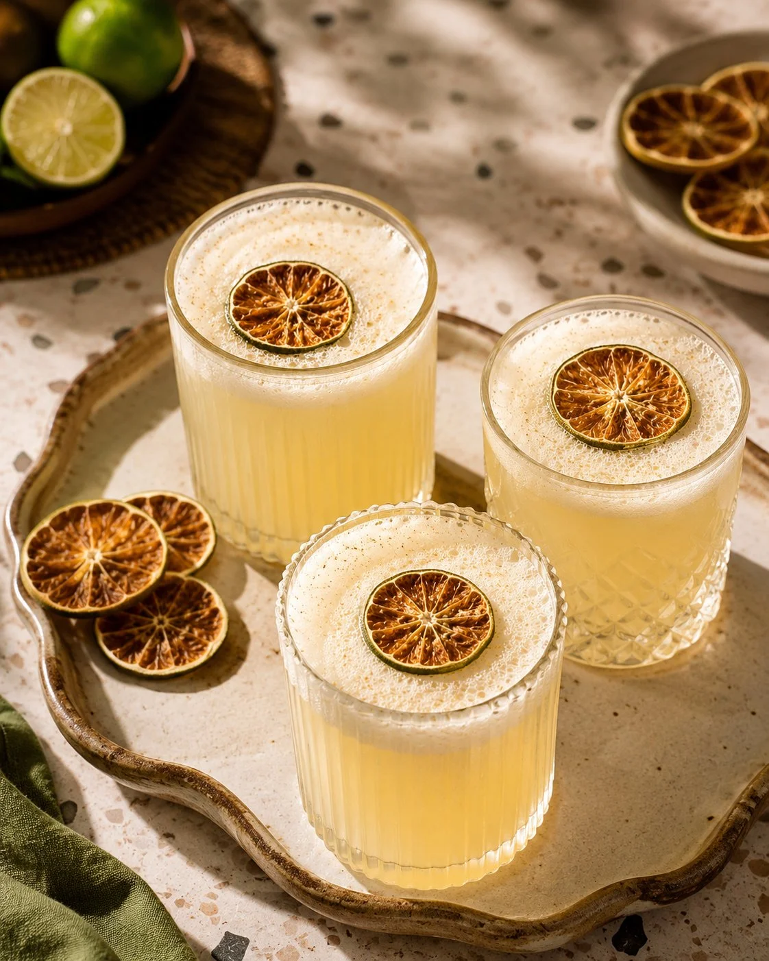 Salt Air Zero-Cal Margarita cocktail garnished with lime and salt